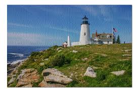 To protect and retain the beauty of the lighthouse, the friends of the pemaquid point lighthouse chapter was formed. Pemaquid Point Lighthouse Maine On A Sunny Day 9020764 20x30 Premium 1000 Piece Jigsaw Puzzle Made In Usa Walmart Com Walmart Com