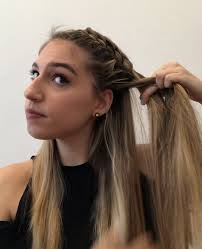 A front hair braid is such a great way to elevate your hairstyles this year. How To French Braid Your Own Hair Diy French Braid Tutorial Hellogiggles