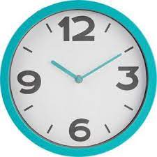 Buy Colourmatch Aqua Cased Wall Clock At Argos Co Uk Your Online Shop For Clocks Wall Clock Clock Aqua Case