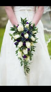 Beautiful Waterfall Scottish Wedding Bouquet Wedding Flowers Wedding Bouquets Scottish Wedding