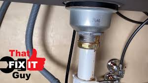 how to replace kitchen sink strainer