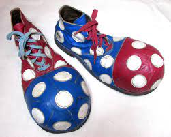 Red White Blue Polka Dot Clown Shoes Clown Shoes Clown Costume Halloween Clown