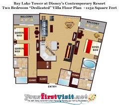 Theming And Accommodations At Bay Lake Tower At Disney S Contemporary Resort Yourfirstvisit Net Bay Lake Tower Disney Bay Lake Tower Disney Contemporary Resort