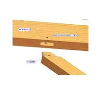 Charpente bois douglas monopente 3.5x6m - Origine FRANCE