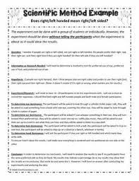 Example Of The Scientific Method Worksheets