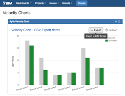 velocity chart gadget for jira export data to excel