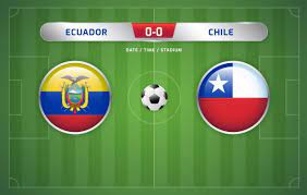 One of the more interesting matches of the round in the south american wc qualifiers is the ecuador vs chile duel. Premium Vector Ecuador Vs Chile Scoreboard Broadcast Soccer South America S Tournament 2019 Group C