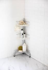 This is based on the minimum size of the bath so if you're going for a bigger bath the 5ft side of this bathroom will half bathroom dimensions (toilet and corner sink, pocket door) 5ft x 3ft (1.5m x 0.9m). Home Zone 3 Tier Adjustable Shelves With Corner Shower Caddy Chrome Walmart Com Walmart Com