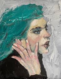 Green Painting by Jessica Lee Sanders