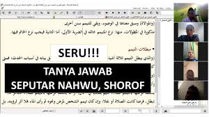 Materi belajar nahwu shorof pemula dari dasar. Sesi Tanya Jawab Nahwu Shorof Ngaji Online Kelas Praktek Youtube