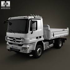 3d Model Of Mercedes Benz Actros Tipper 2 Axle 2011 Mercedes Benz Mercedes Benz Trucks Mercedes