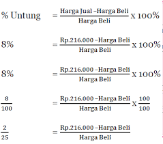 Agar kalian lebih mengerti tentang potongan pajak ini, maka kita akan membahasnya dengan menggunakan contoh soal sebagai berikut : Soal Matematika Smp Aritmatika Sosial Language Id Aritmatika Sosial Untung Rugi Diskon Dan Pembahasan
