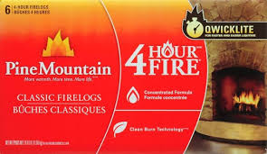 Though there's nothing like a warm, crackling wood fire to turn a cold. Pine Mountain 4 Hour Log 6ct Fireplacess Com
