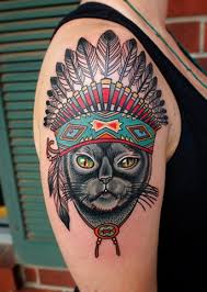 This is where the wearer can use a variety of colors that have a connection to them or to represent the colors of certain tribes that they are connected to through blood. Dave Wah Tattoo Artist Baltimore Maryland