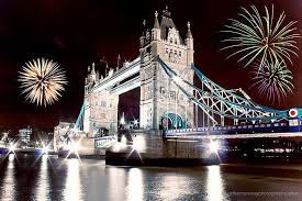 New Years Eve Fireworks At Night Near Tower Bridge London Etsy New Years Eve Fireworks Tower Bridge London London Fireworks