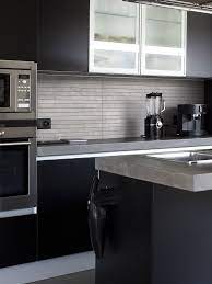 With gray, there is a shade that works with nearly any backsplash or granite color. Modern Light Gray Subway Backsplash Tile Contemporary Design