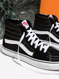 Suede upper with flame graphic printed canvas sidewalls. The Best Black High Top Sneakers Gq