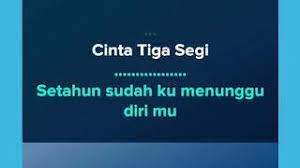 Last edit on feb 14, 2020. Chords For Cinta Tiga Segi Karaoke