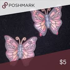 Butterfly Jibbitz Butterfly Glittery Women Accessories