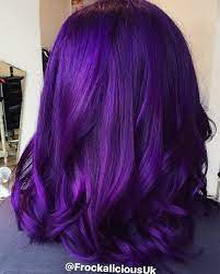 Then this dark eggplant hair color mixed with some smoky, ashy grays and violets is the perfect hue. We Re Massive Fans Of Purplehair Over Here At Frockalicious Hq Even After 8 Weeks Her Colour Was Still A Bright Hair Colors Dyed Hair Purple Dark Purple Hair