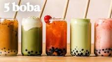 BOBA 5 Ways! Favorite BOBA / BUBBLE TEA Recipes You Gotta Try ...