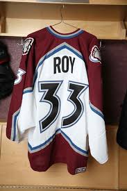 I wonder if, by some chance this is the jersey he wore when he fought osgood. Patrick Roy Colorado Avalanche Game Worn Jersey Nhl Auctions