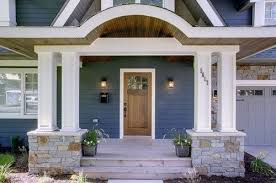 Considering analogous color theory when selecting front door colors for brick houses is a great way to ensure all your colors stay in perfect harmony with one another. Pin On Blue House