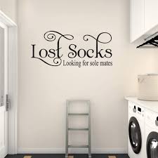 Maybe you would like to learn more about one of these? Unique Design Lost Socks Looking For Soul Mates Laundry Room Quote Laundry Laundry Room Wall Sticker Vinyl Wall Decal Ph420 Wall Stickers Aliexpress