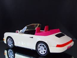 Barbie Porsche Carrera 4 Convertible Car Vintage 1991 Mattel Cabriolet Vintage Car For Barbie Doll Lover Seats Two 11 5 Inch Do Porsche Carrera Barbie Porsche
