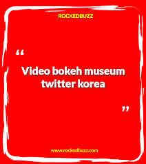 Video Bokeh Museum Twitter Korea Real Video Videos Bokeh Bokeh Real Video
