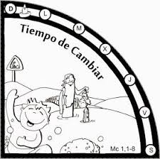 Educar Con Jesus Adviento Ciclo B El Reloj De Fano Para Ver Y Colorear Adviento Y Navidad Adviento Temas De Catequesis