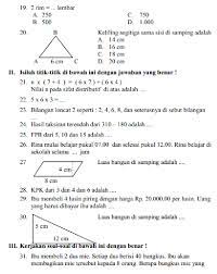 Soal Dan Jawaban Soal Uas Pas Matematika Kelas 4 Semester 1 Gasal Tahun 2021 2022 Serba Serbi Guru Serba Serbi Guru