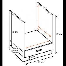Ne manquez pas de découvrir toute l'étendue de notre offre à prix cassé. Meuble Pour Four Encastrable 1 Tiroir L 60 Cm Type De Facade Sans Encadrement
