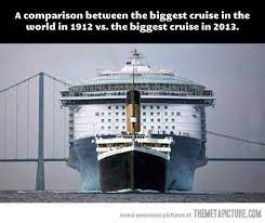 Currently, the beam of allure of the seas and symphony of the seas is almost double the width of the titanic. Allure Of The Seas Titanic Cruise Gallery