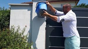 Comment nettoyer un mur extérieur. Traitement Anti Mousse Mur Exterieur Beton Pierre Etc 09 87 67 27 53 Nanoprotection Toni Youtube