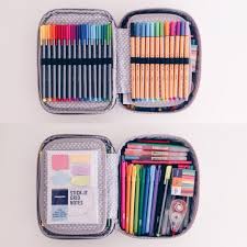 What S In My Pencil Case Pt 1 Requested An Overview Of My Pencil Case I Use The Kipling 100 Pens C Pencil Case Design Kipling 100 Pens Case Pencil Case