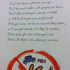 Stranger Danger Poem Stranger Danger Shared Reading Poems Reading Poems