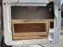 Van Conversion Door Cabinetry And Finish Camper Van Kitchen Camper Conversion Mercedes Vito Camper
