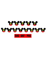 Mickey Mouse Birthday Party Banner Svg Mickey Mouse Svg Etsy Mickey Mouse Birthday Mickey Mouse First Birthday Mickey Mouse Birthday Party