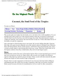 Producing a top quality food product. at an age when many people would be settling into retirement, the pepperidge farm builds more plants around the country to meet the growing demand for. Coconut The Soul Food Of The Tropics And Vegetarian Recipes 2004 Coconut Coconut Oil