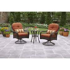 Better Homes And Gardens Azalea Ridge 3 Piece Outdoor Bistro Set Walmart Com Outdoor Bistro Set Outdoor Furniture Sets Outdoor Patio Set