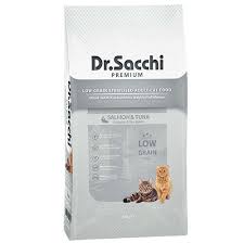 Dr Sacchi Dusuk Tahilli Somon Ve Ton Balikli Kisirlastirilmis Kedi Mamasi 10 Kg Kedi Kuru Mamalari Dr Sacchi
