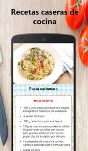 Recetas caseras de cocina, muy buenas y muy fáciles de preparar. Recetas Caseras De Cocina Tradicional For Android Apk Download