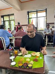 In Bombay people call this a 'South Indian' meal. In Udipi they call this Bombay meal.' The gentleman at the cash counter started laughing at his own joke in between handling a