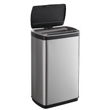 Accessoires de rangement de cuisine. Poubelle A Ouverture Automatique 30l Poubelle Rectangulaire Poubelle Panier Rangement