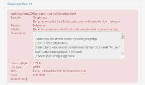 Detected Malicious Javascript On Website Website Malware Malicious
