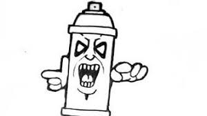 How To Draw An Easy Skull Spray Can Youtube Graffiti Drawing Spray Can Drawings