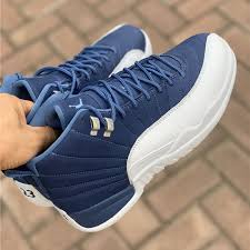 2020 Air Jordan 12 Indigo Stone Blue Legend Blue Obsidian Sale In 2020 Air Jordans Jordans Blue