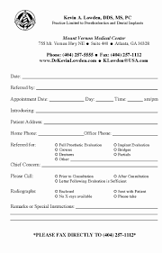 Referral Form Template Word Beautiful 10 Dental Referral Form Template Lotuu Templates Medical Questionnaire Template