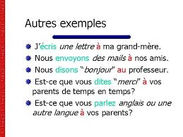 Comprendre les temps en anglais. Objet Direct Objet Indirect Comprendre La Diffrence Exemples